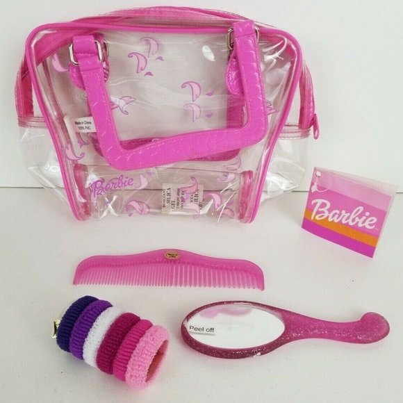 Barbie Glamour Bag AVON Mirror Comb NOS Sealed - Picture 1 of 8